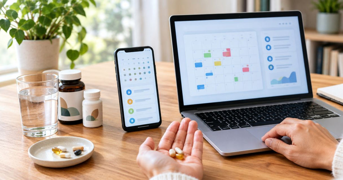 Connect Google Calendar to your daily supplement routine