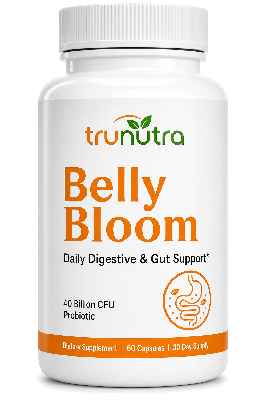 TruNutra Belly Bloom bottle front