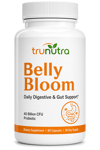 TruNutra Belly Bloom bottle front