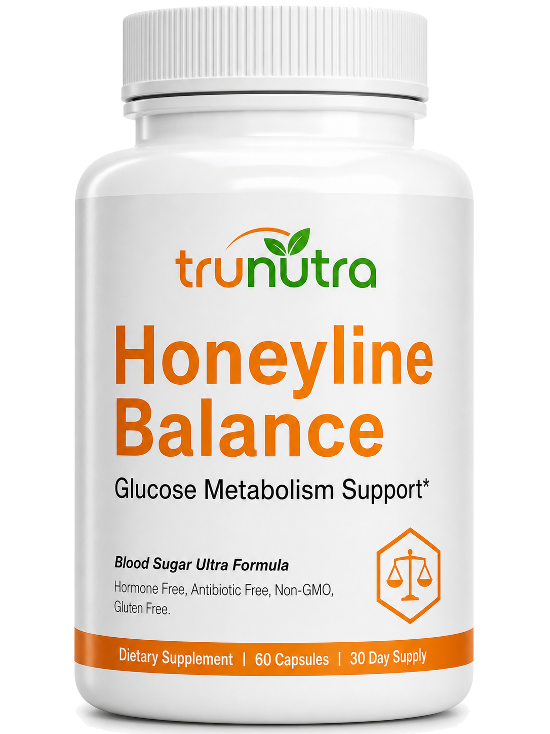 TruNutra Honeyline Balance bottle front